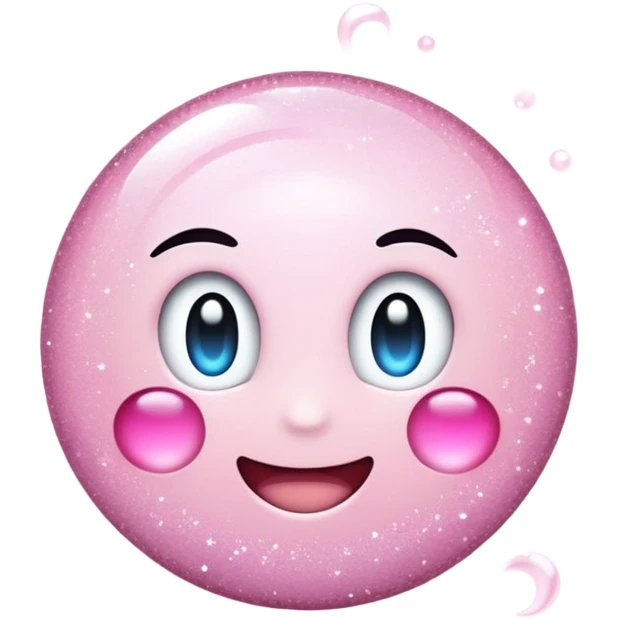 light pink sparkles in the style of the original sparkle emoji emoji