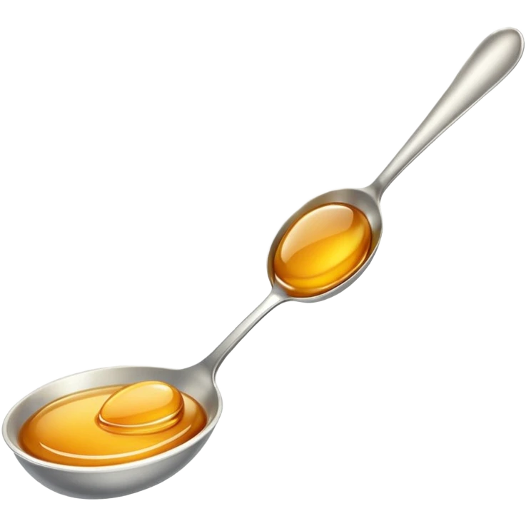 spoon with honey emoji