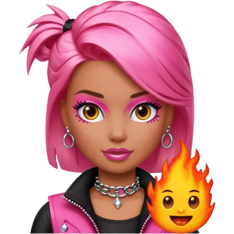 lave en punk barbie emoji emoji