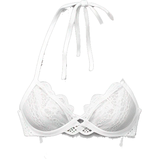 White lace bikini top  emoji