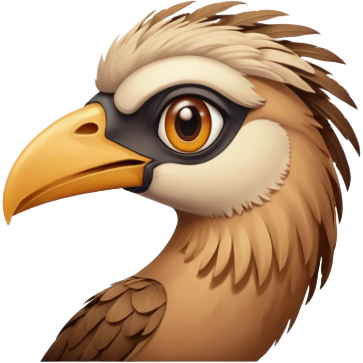 a desert bird emoji