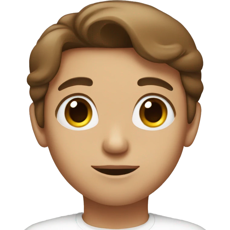 rolls his eyes girl with brown hair emoji