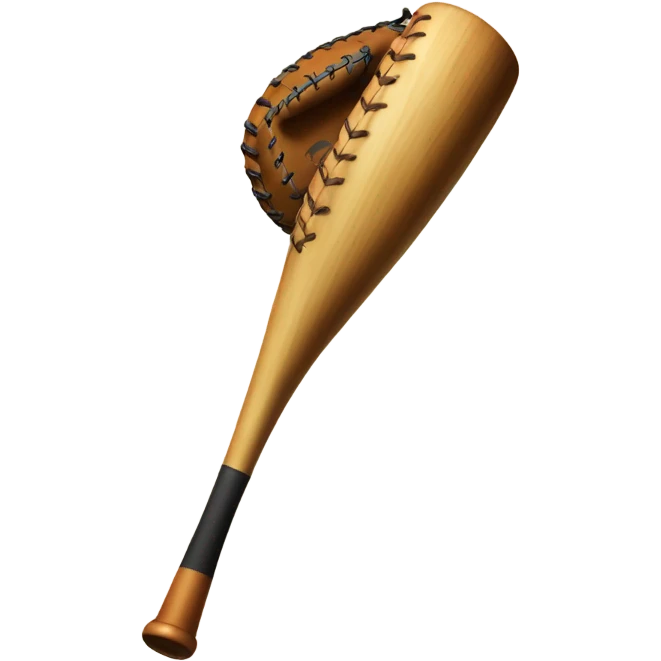 Baseball bat and glove for Christmas  emoji