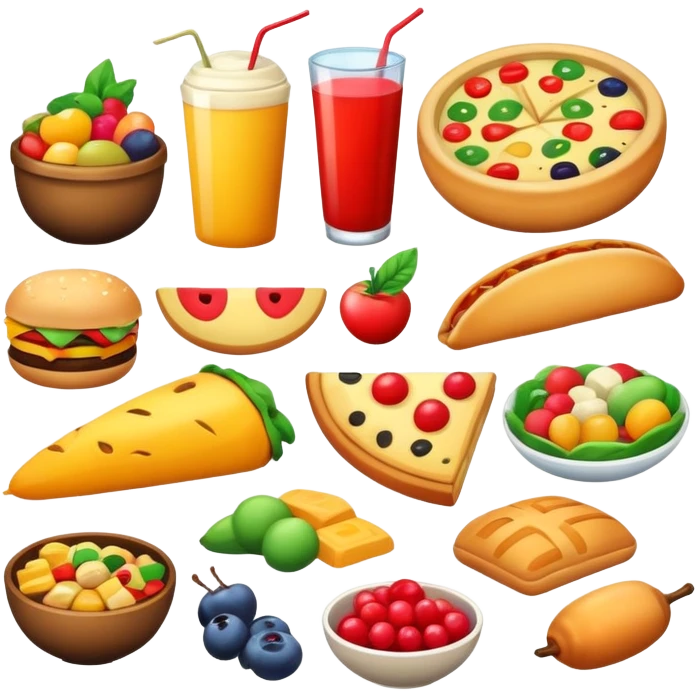 mixed food emoji
