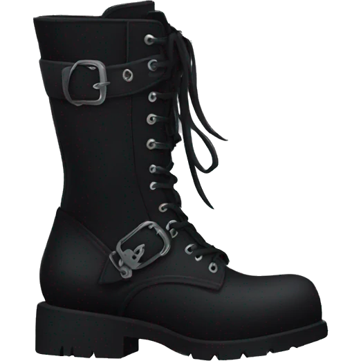 Goth boots emoji