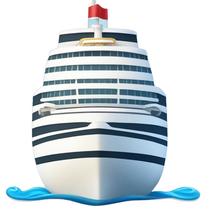 Holiday cruise ship birthday  emoji