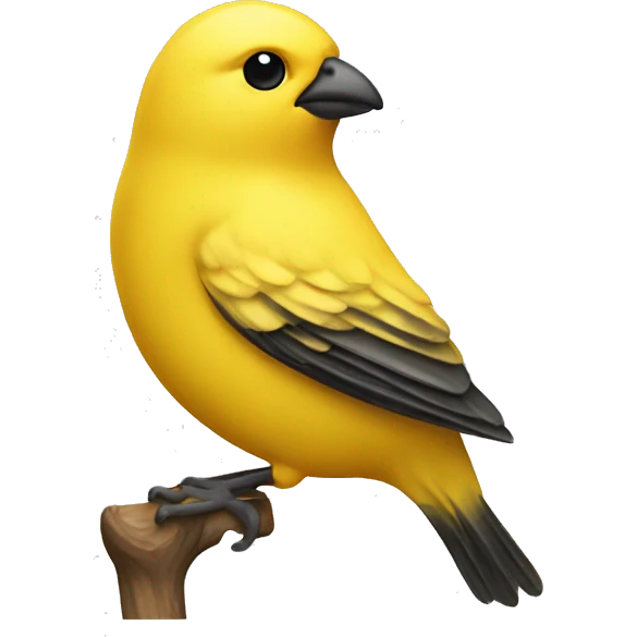 Yellow canary ( just one ) emoji