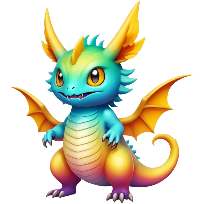 Epic legendary detailed gradients aesthetic-Fakémon-creature emoji