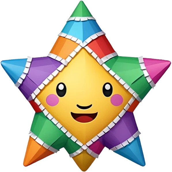 Birthday piñata emoji
