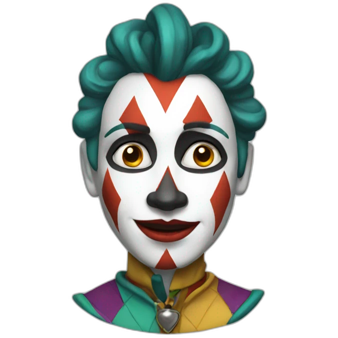 harlequin  emoji