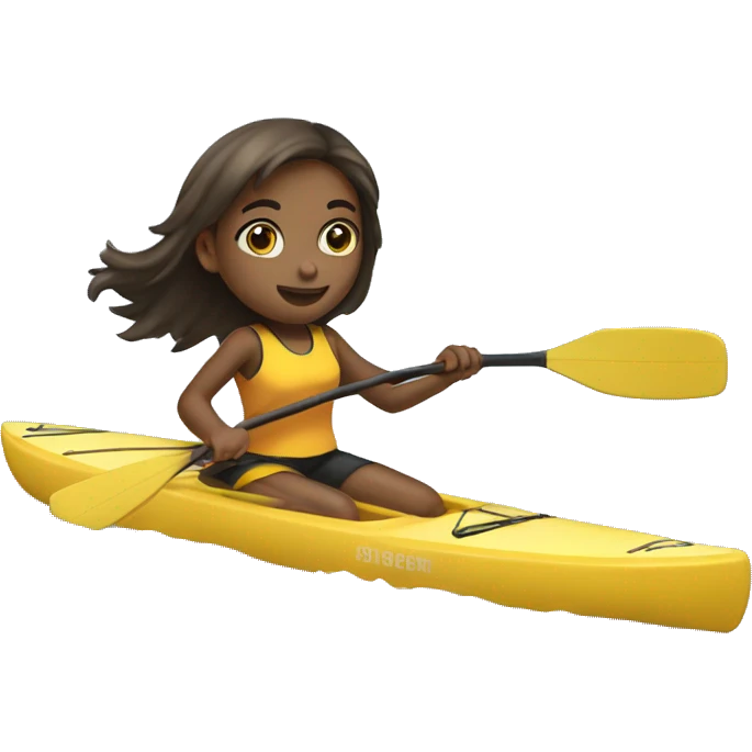 Girl paddle biard emoji