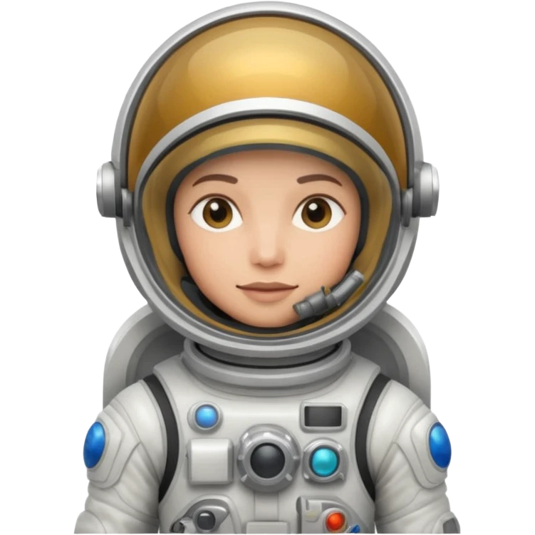 Make a astronaut with a raygun emoji