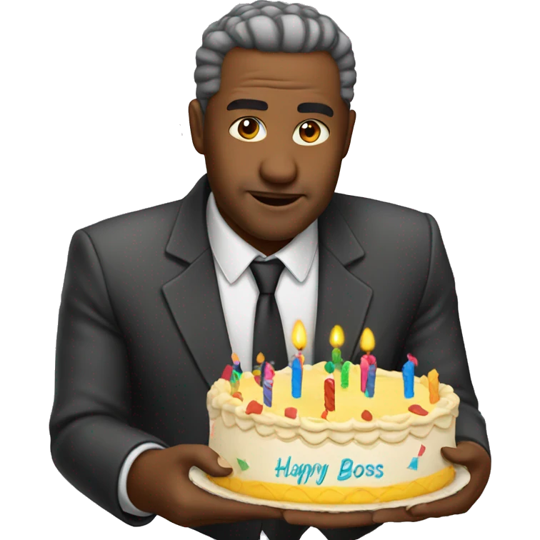 Boss's birthday emoji