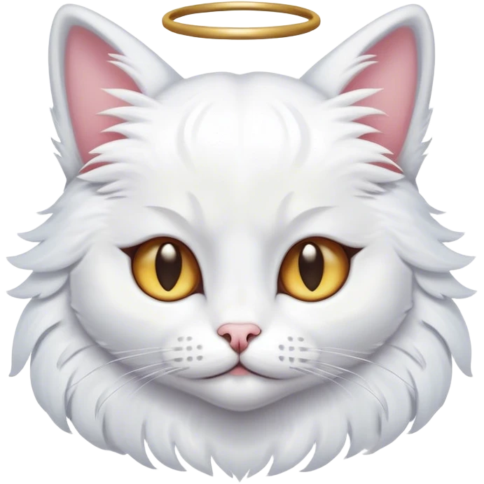 Angel cat emoji