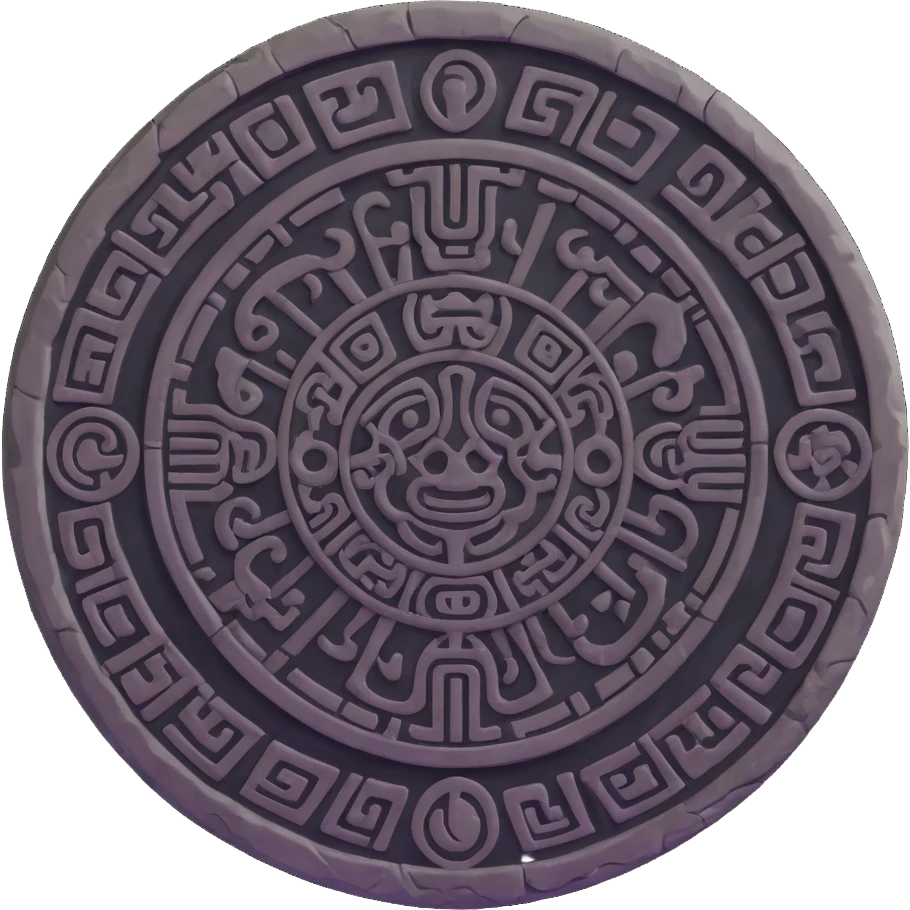 Mayan calendar stone emoji