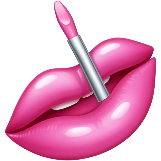 Lip gloss emoji
