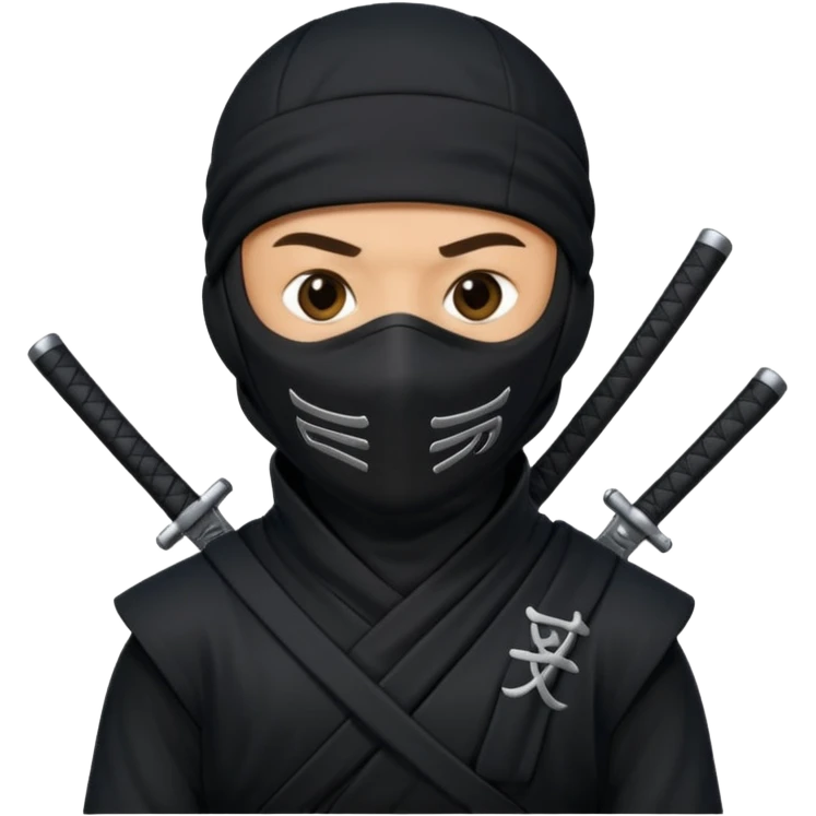 Ninja with MB written on it emoji