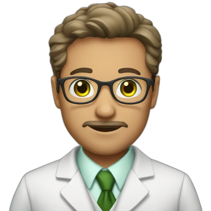 green eyed professor emoji