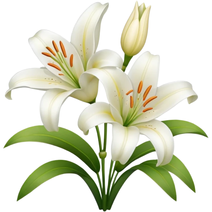 Lilies  emoji