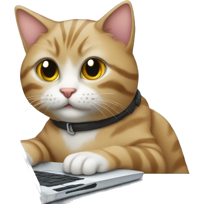 cat with laptop emoji