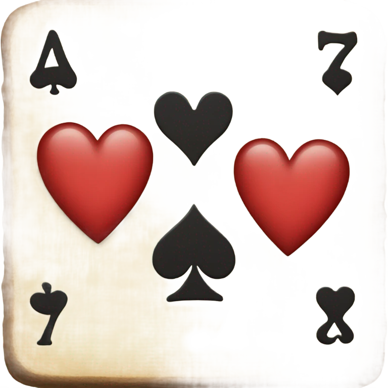 7 of hearts card emoji