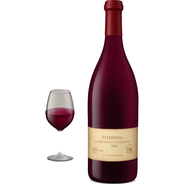 Wine red emoji