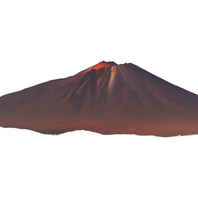 volcan Teide endormi emoji
