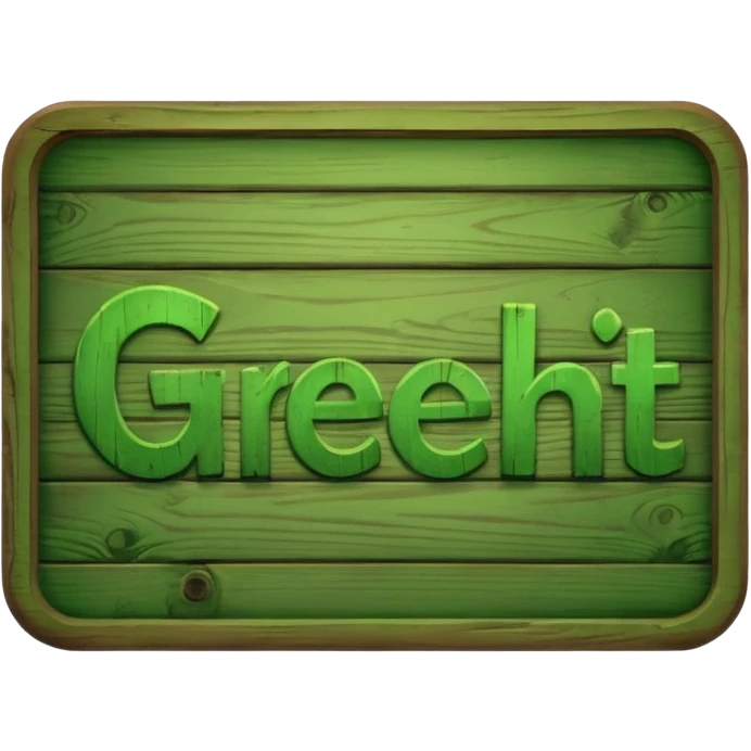 Sign that says “greenlit” written on it  emoji