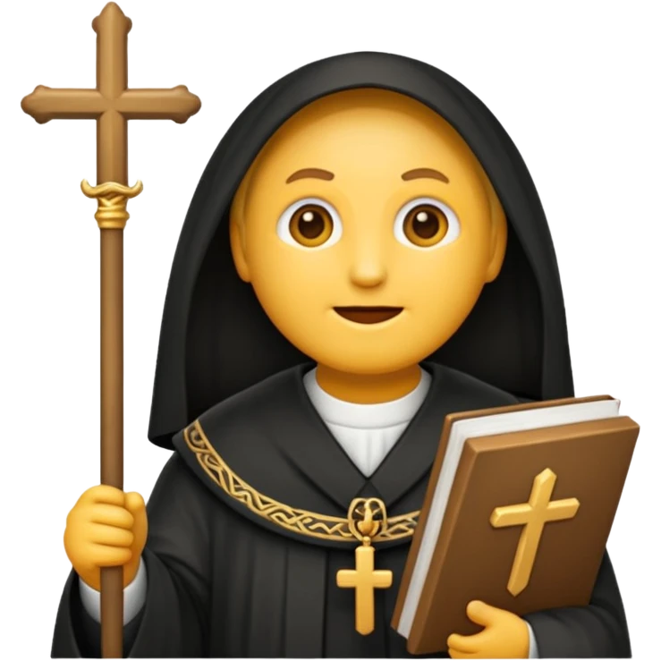 emoji prêtre catholique du moyen âge  emoji