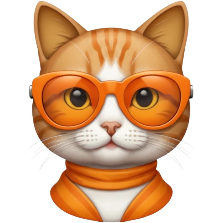 Cat wearing sunglasses emoji