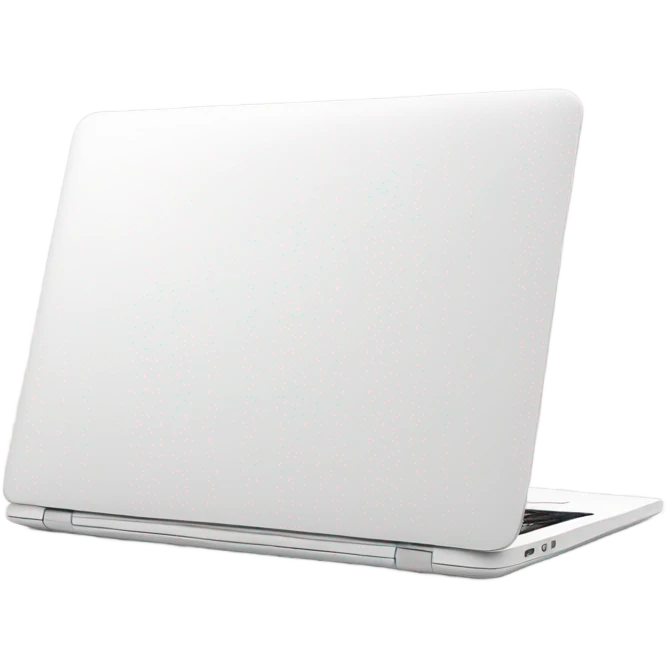 Laptop white  emoji