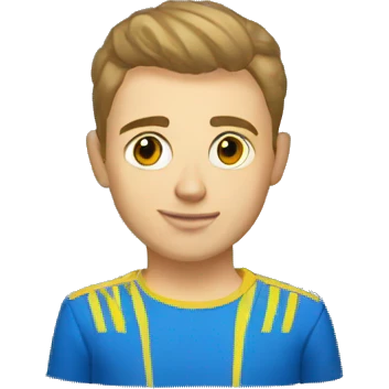 Ukrainian IT boy emoji