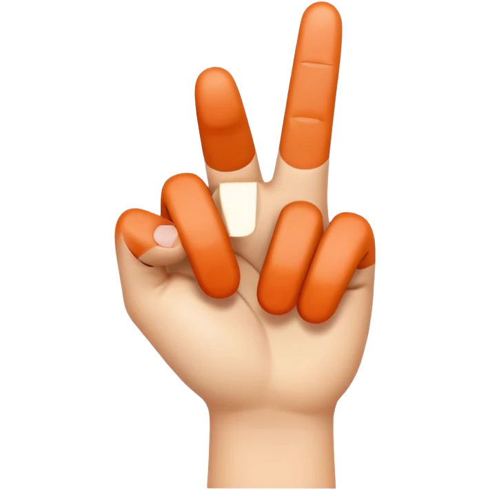 a hand with finger pointing at the camera emoji