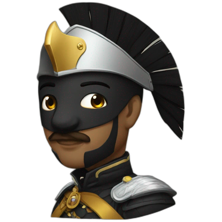 Hussar black emoji