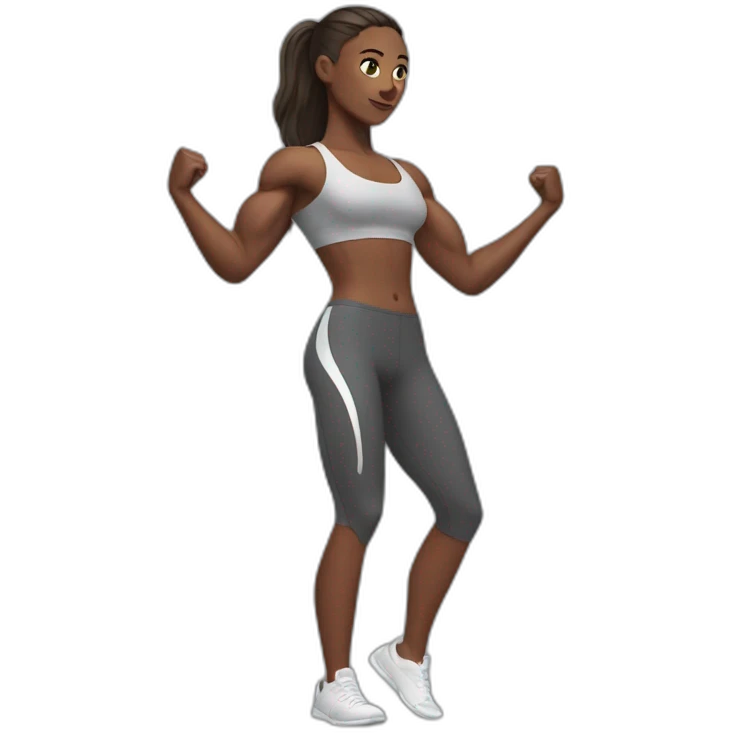 Muscu femme emoji