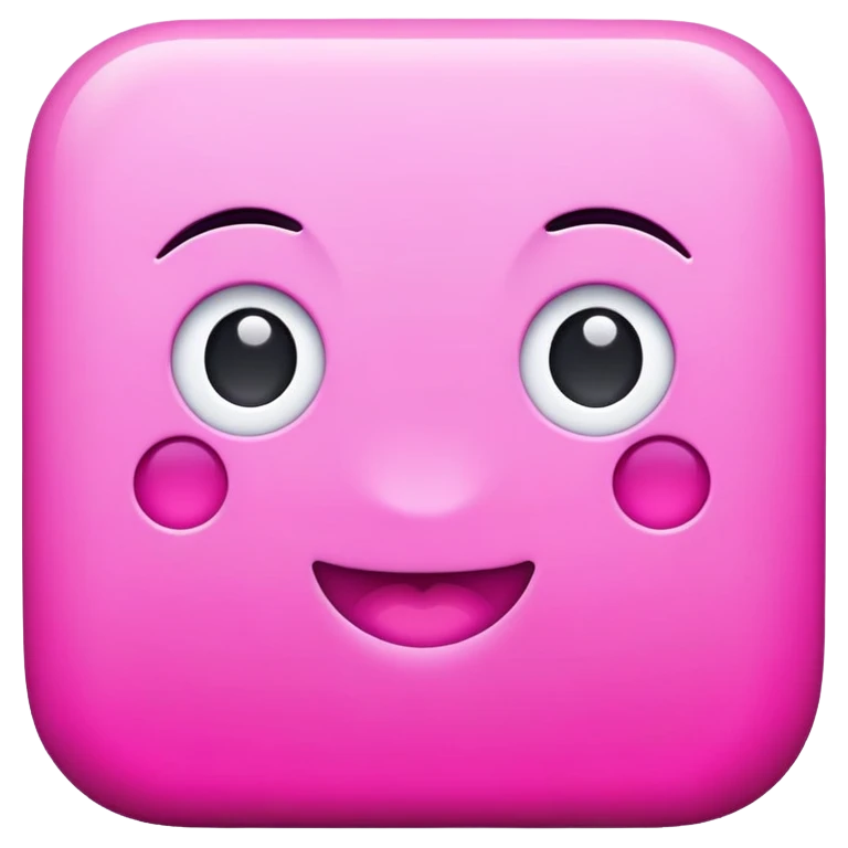 Pink emoji