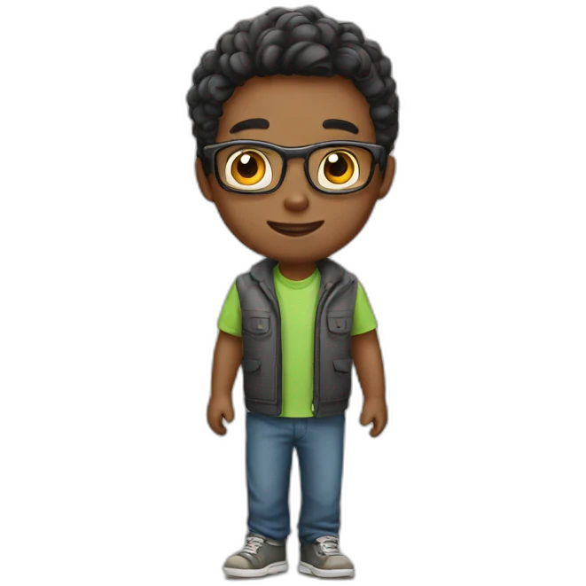 Smart boy emoji