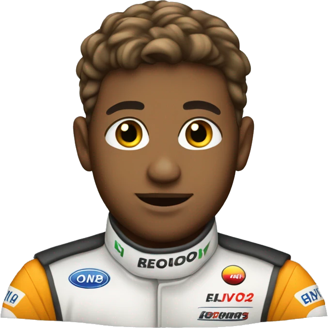 Racecar driver emoji