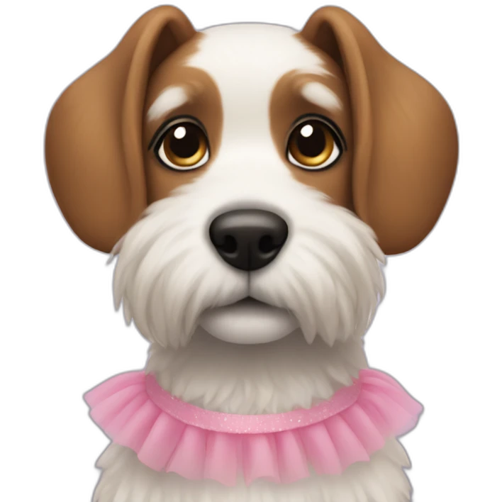 dog in tutu emoji