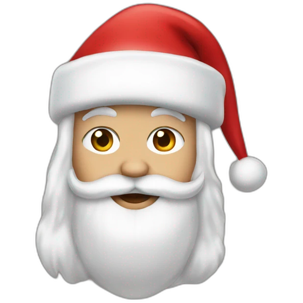 Justin Bieber dressed as santa emoji