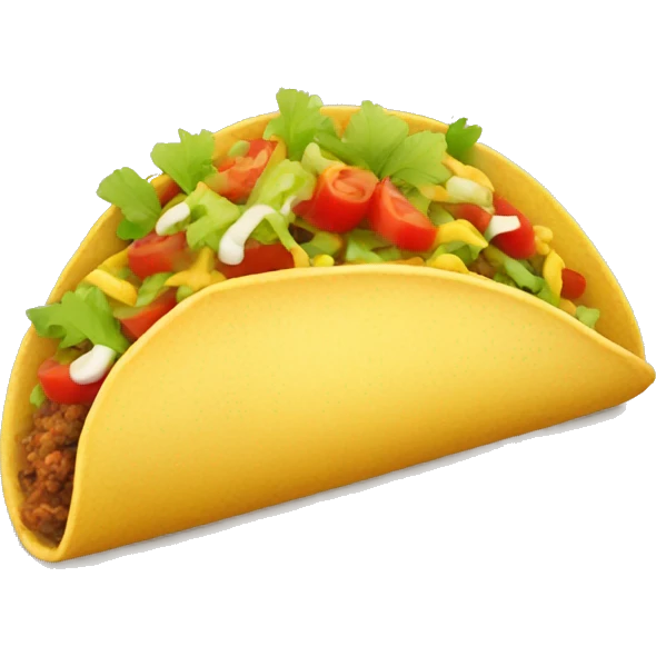Mexican taco emoji