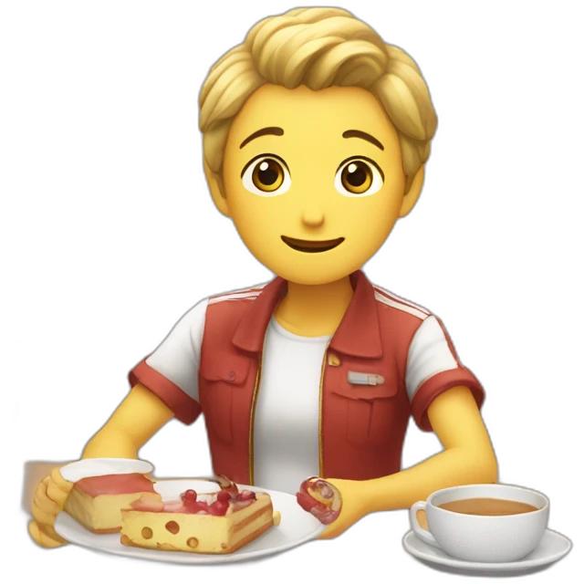 ハート カフェラテ emoji