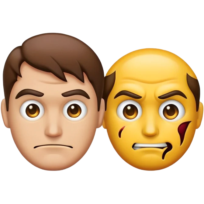 😑+🙂 emoji