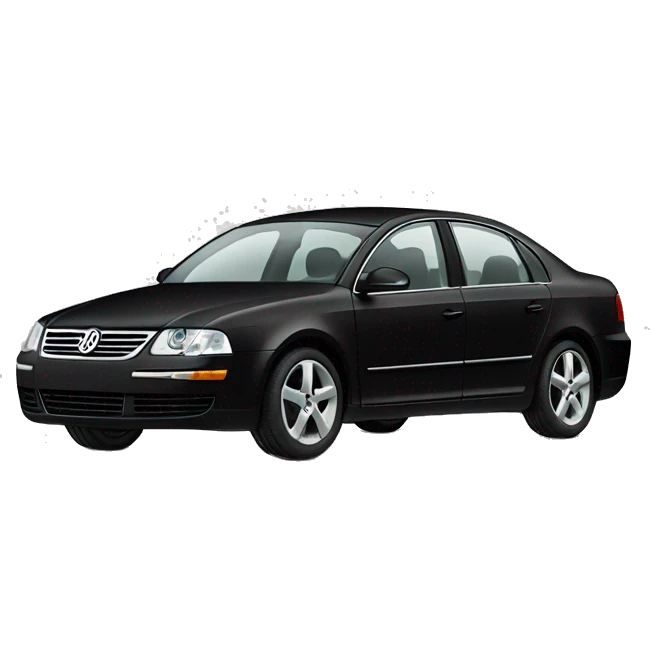 black car from 2004 passat vw  emoji