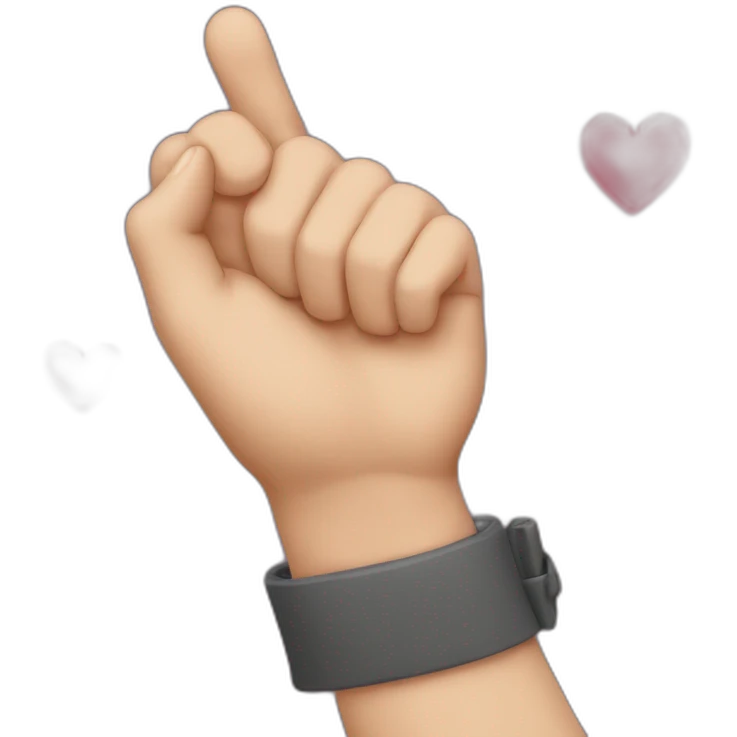 Coeur avec les mains emoji