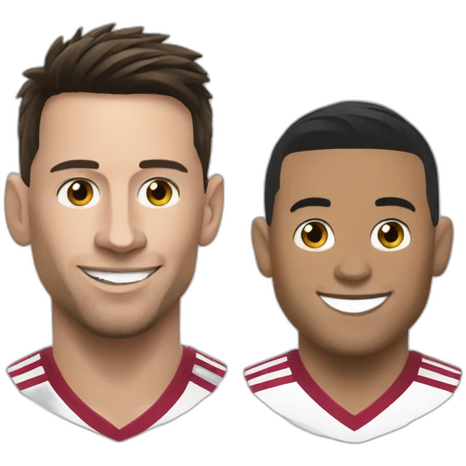 Messi et ronaldo emoji