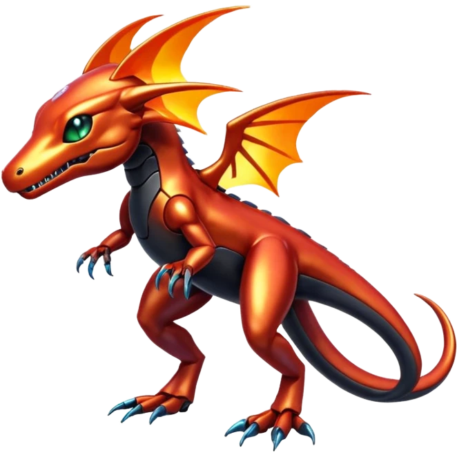 Shiny Iridescent Genesect-Salandit-Fakémon-hybrid-creature (full body)  emoji