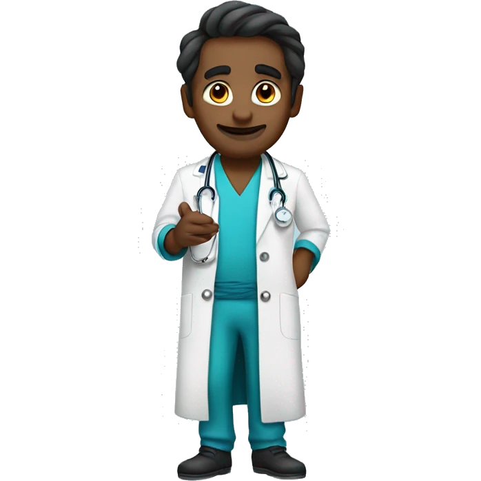 A doctor dressed as a genie emoji