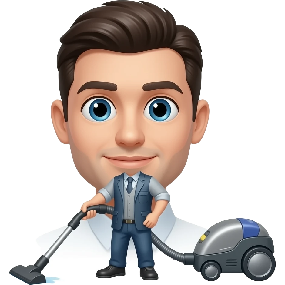 Me vacuuming emoji