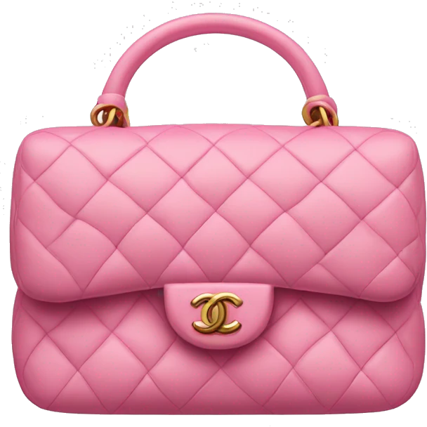pink chanel bag emoji